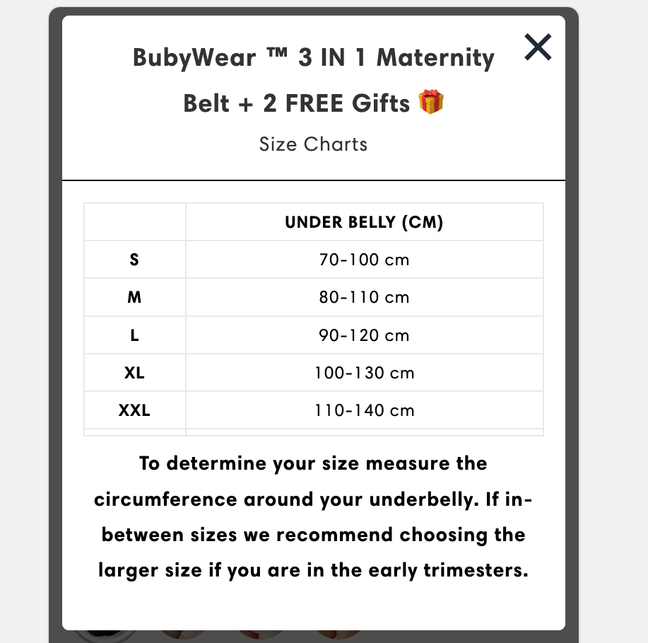 BubyWear β’ 3 IN 1 Maternity Belt + 2 FREE Gifts π