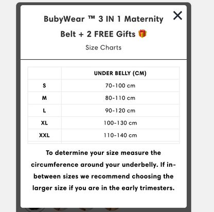 BubyWear ™ 3 IN 1 Maternity Belt + 2 FREE Gifts 🎁